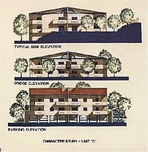 Casa del Pueblo Housing side elevations
